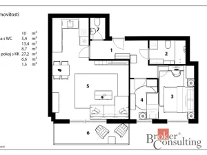 Prodej bytu 3+kk, Praha - Uhříněves, U uhříněveské obory, 76 m2