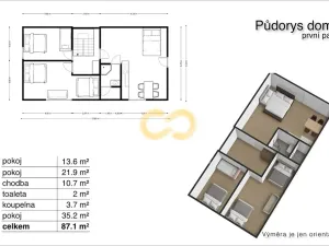 Prodej apartmánu, Černá v Pošumaví, 202 m2