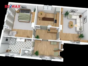 Prodej rodinného domu, Týnec nad Sázavou, 71 m2