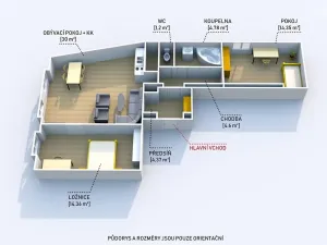 Prodej bytu 3+kk, Praha - Nové Město, Lípová, 77 m2