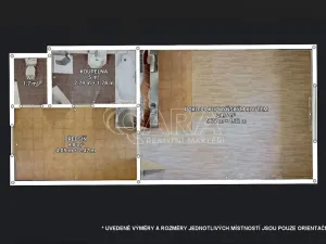 Prodej bytu 1+kk, Holubice - Kozinec, Buková, 40 m2