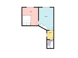 Pronájem bytu 1+1, Praha - Kobylisy, Čimická, 42 m2