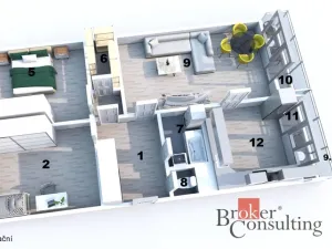 Prodej bytu 3+1, Hradec Králové - Nový Hradec Králové, třída Edvarda Beneše, 98 m2