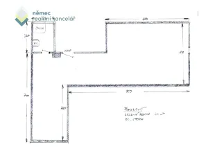 Pronájem kanceláře, Praha - Holešovice, Dělnická, 44 m2