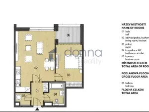 Pronájem bytu 2+kk, Praha, Sanderova, 59 m2