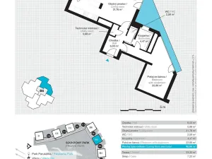 Pronájem bytu 2+kk, Praha - Žižkov, Ke kapslovně, 69 m2