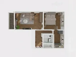 Prodej bytu 2+1, Havířov, Nad Terasou, 53 m2