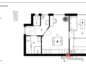 Prodej bytu 2+kk, Hradec Králové, Pospíšilova, 44 m2