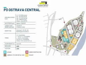 Pronájem skladu, Ostrava - Vítkovice, Halasova, 5195 m2