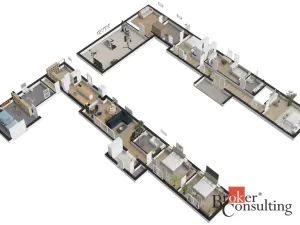 Prodej rodinného domu, Zlonín, U Rybníka, 291 m2