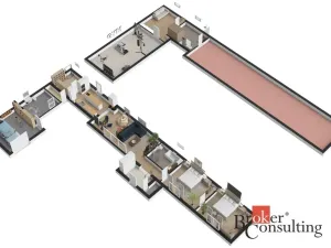 Prodej rodinného domu, Zlonín, U Rybníka, 291 m2