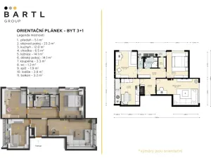 Prodej bytu 3+1, České Budějovice - České Budějovice 3, J. Š. Baara, 81 m2