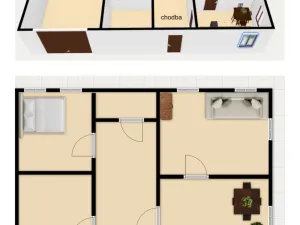 Prodej chalupy, Ohnišov - Zákraví, 49 m2