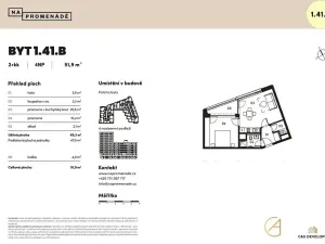 Prodej bytu 2+kk, Brno, 52 m2