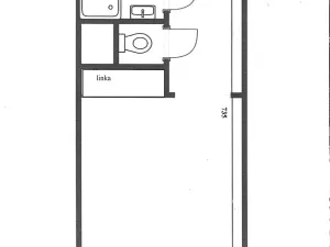 Prodej bytu 1+kk, Praha - Záběhlice, Narcisová, 25 m2