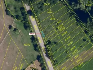 Dražba pozemku, Ivančice, 10 m2