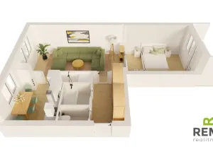 Prodej bytu 2+1, Otrokovice, Olbrachtova, 51 m2