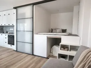 Pronájem bytu 1+kk, Praha - Hostivař, Dolnoměcholupská, 33 m2