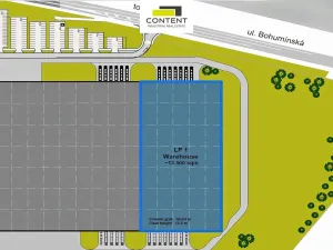 Pronájem výrobních prostor, Ostrava - Hrušov, Žižkova, 2000 m2