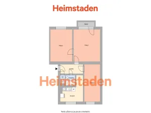 Pronájem bytu 3+1, Ostrava - Radvanice, Radvanická, 65 m2