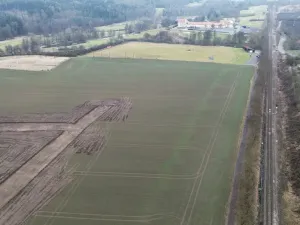 Prodej pozemku pro bydlení, Dýšina - Nová Huť, Polní, 15940 m2