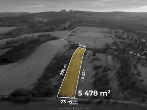 Prodej louky, Cetkovice, 5478 m2