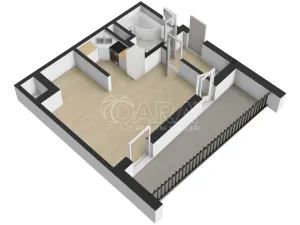 Prodej bytu 1+kk, Praha - Žižkov, Na Vackově, 38 m2