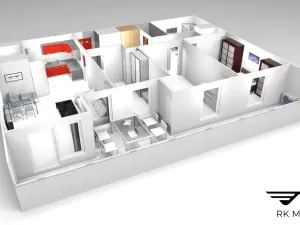 Pronájem bytu 4+kk, Praha - Letňany, Bechlínská, 82 m2