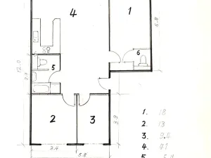 Pronájem bytu 4+kk, Praha - Řepy, Španielova, 93 m2