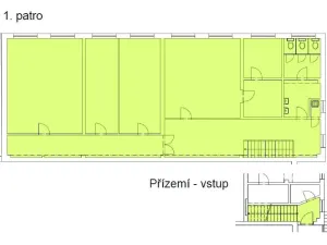 Pronájem kanceláře, Praha - Malešice, Tiskařská, 206 m2