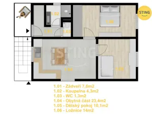 Prodej bytu 3+kk, Bolatice, Hlavní, 60 m2