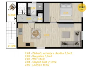 Prodej bytu 4+kk, Bolatice, Hlavní, 104 m2