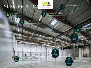 Pronájem skladu, Praha - Hostivař, K pérovně, 5535 m2