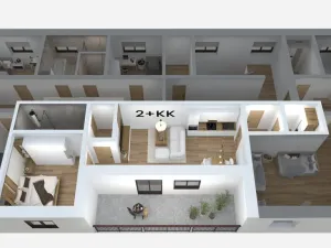 Prodej bytu 2+kk, Litvínov - Chudeřín, Horská, 54 m2
