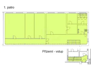 Pronájem kanceláře, Praha - Malešice, Tiskařská, 206 m2