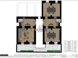 Prodej bytu 1+1, Praha - Smíchov, Janáčkovo nábřeží, 50 m2