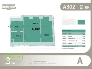 Pronájem bytu 2+kk, Velké Přílepy, Pražská, 55 m2