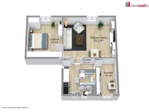 Prodej bytu 2+1, Ostrov, Horská, 63 m2