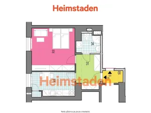 Pronájem bytu 1+1, Ostrava - Poruba, náměstí Vítězslava Nováka, 36 m2