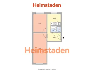 Pronájem bytu 2+1, Havířov - Město, Dlouhá třída, 52 m2