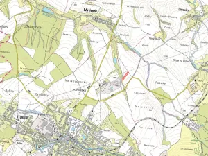 Prodej pole, Mrlínek, 4505 m2