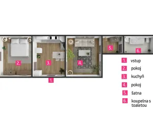 Prodej rodinného domu, Jaroměřice nad Rokytnou, Havlíčkova, 90 m2