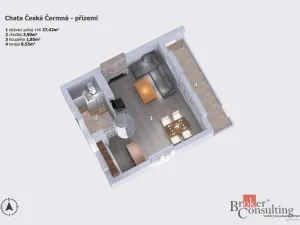 Prodej chaty, Česká Čermná, 76 m2