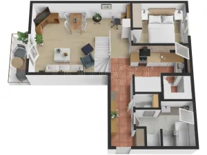 Prodej bytu 2+kk, Praha - Letňany, Křivoklátská, 54 m2