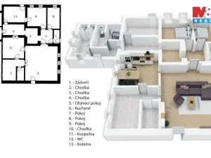 Prodej rodinného domu, Mostek - Souvrať, 344 m2
