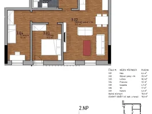 Pronájem bytu 3+kk, Kladno, Vrchlického, 82 m2