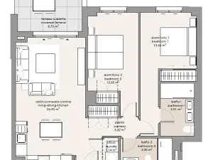 Prodej bytu 3+kk, Algarrobo Costa, Španělsko, 74 m2