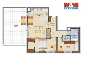 Prodej bytu 3+kk, Praha, Pod Harfou, 127 m2