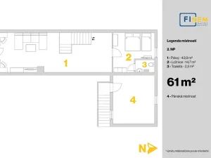 Prodej rodinného domu, Uhy, 98 m2
