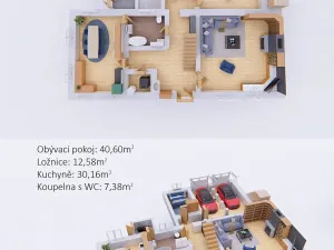 Prodej rodinného domu, Křemže, 450 m2